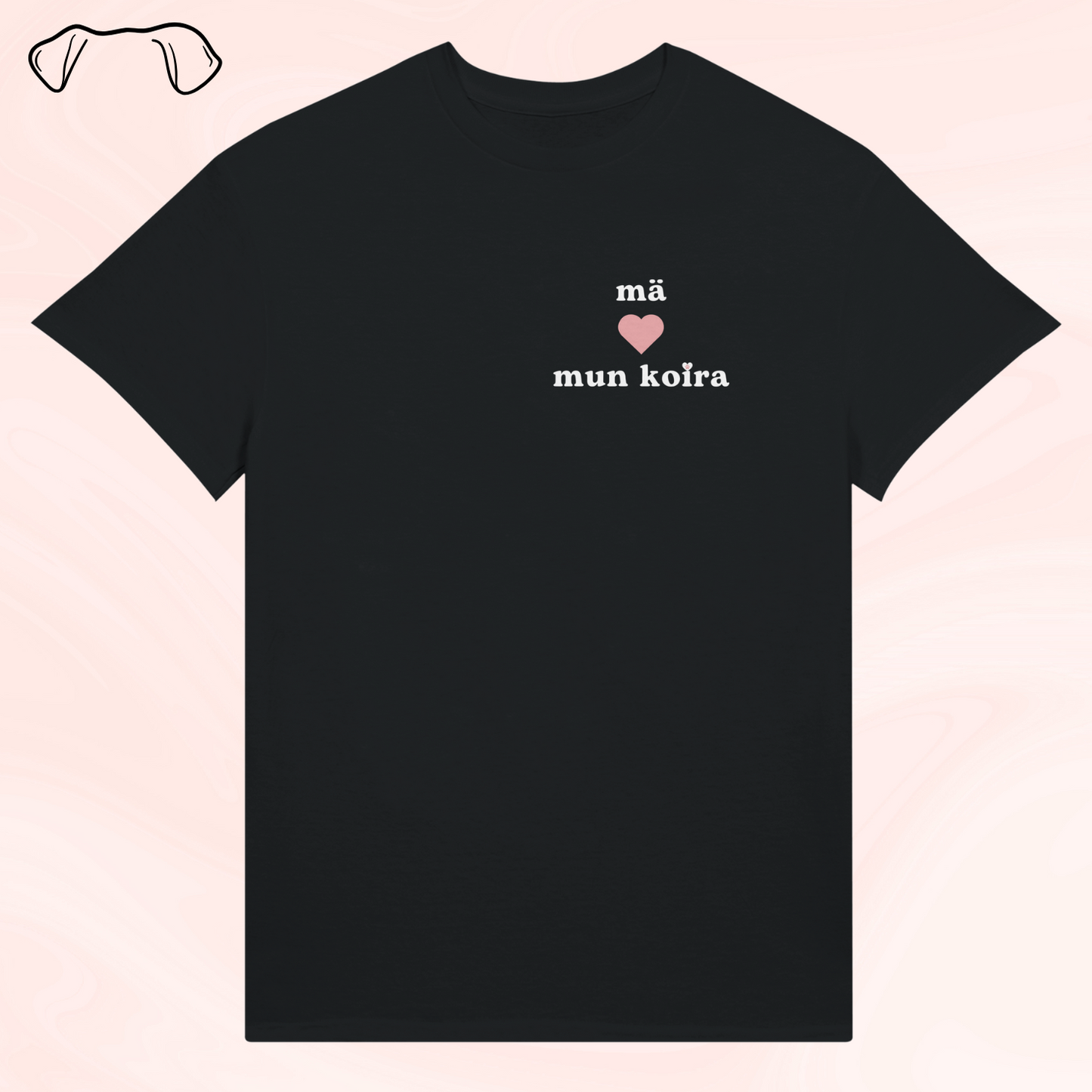 Mä <3 mun koira - t-paita