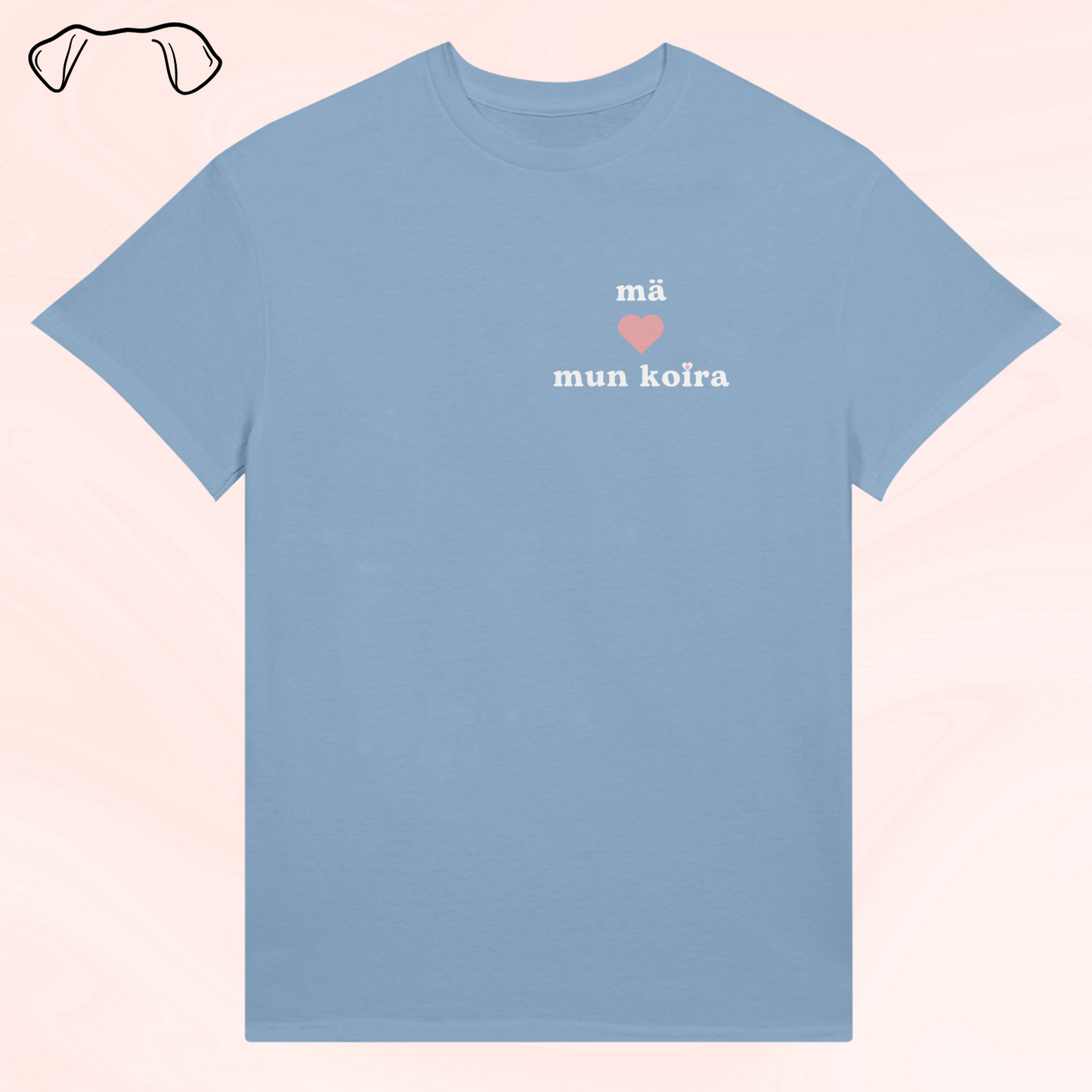 Mä <3 mun koira - t-paita