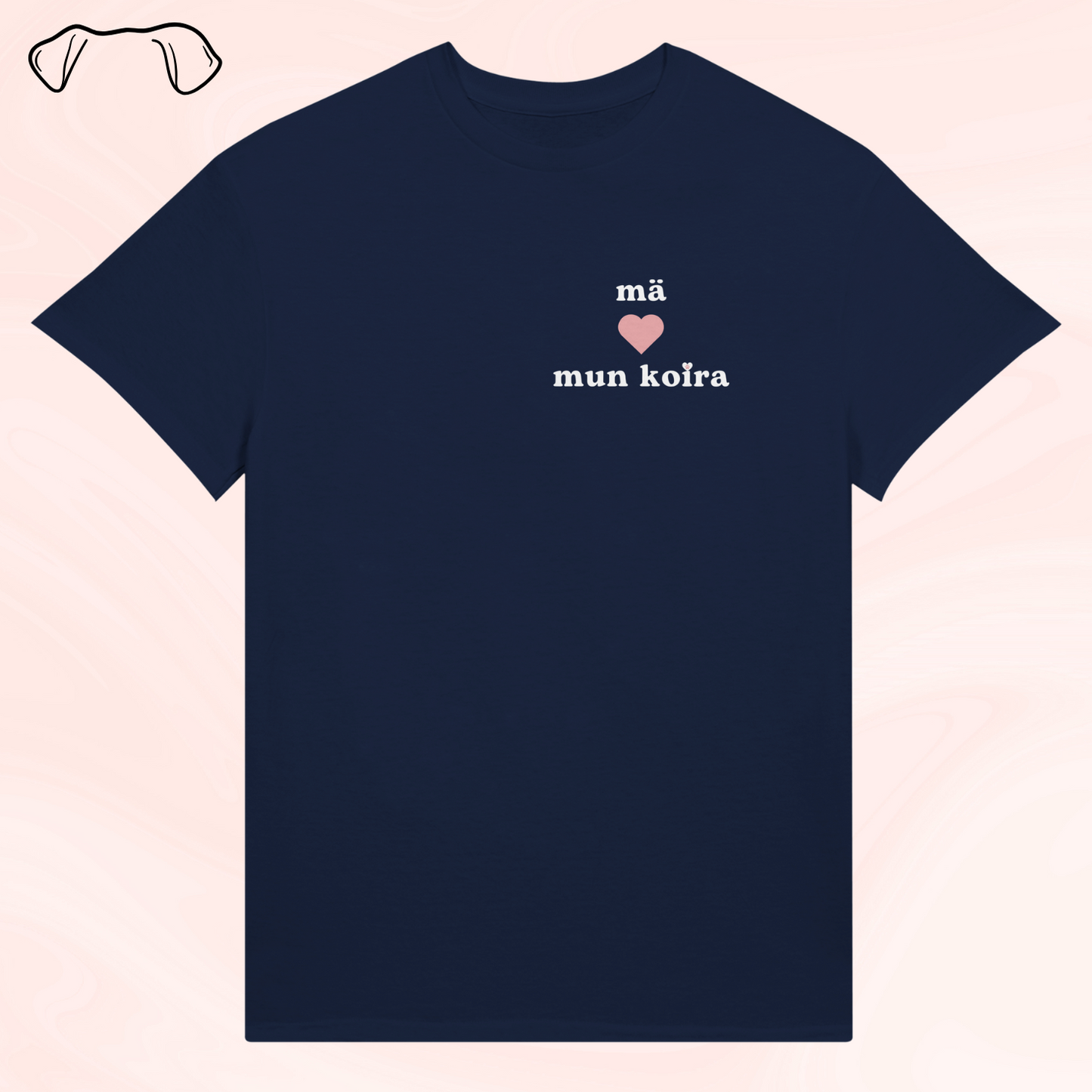 Mä <3 mun koira - t-paita