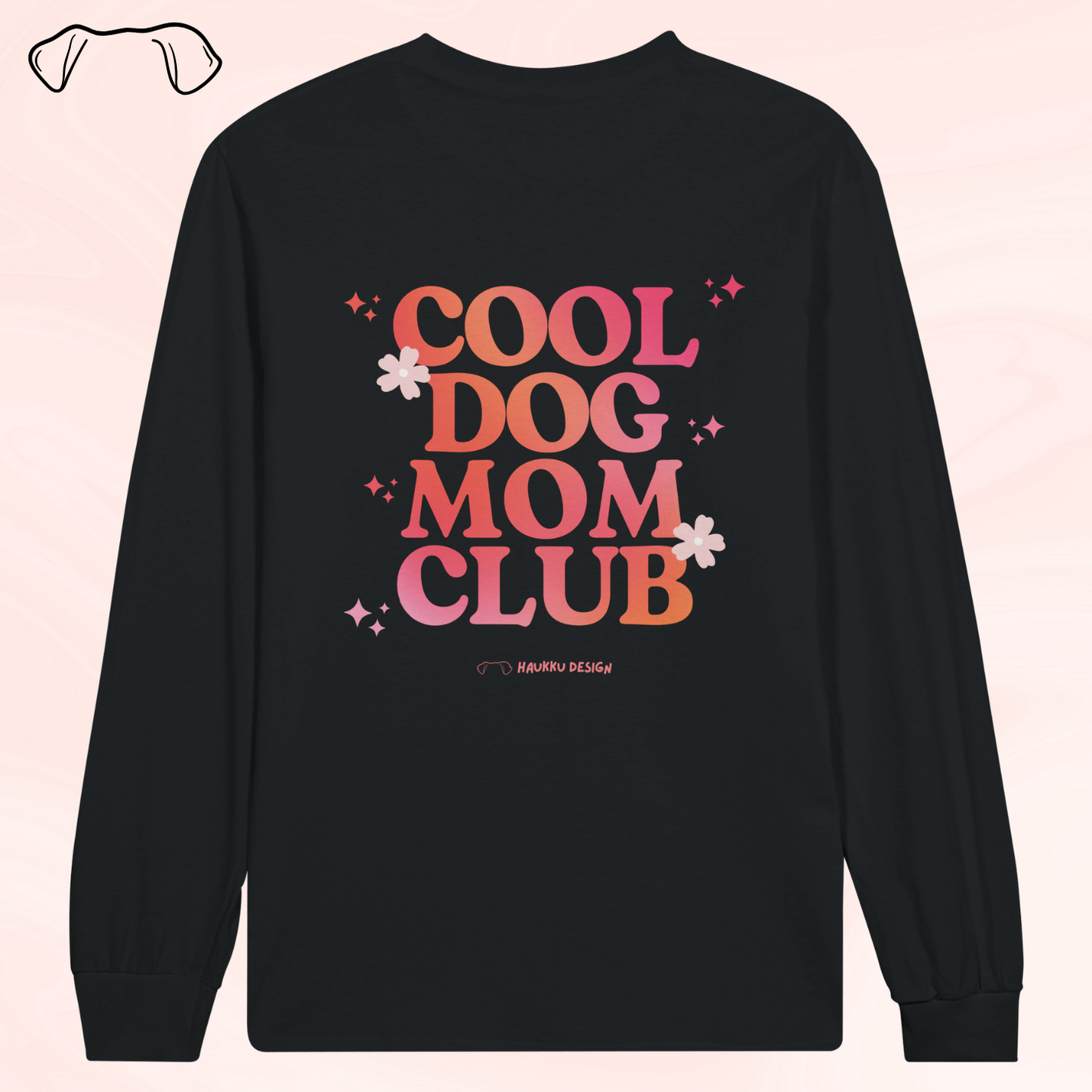 Cool Dog Mom Club - pitkähihainen paita