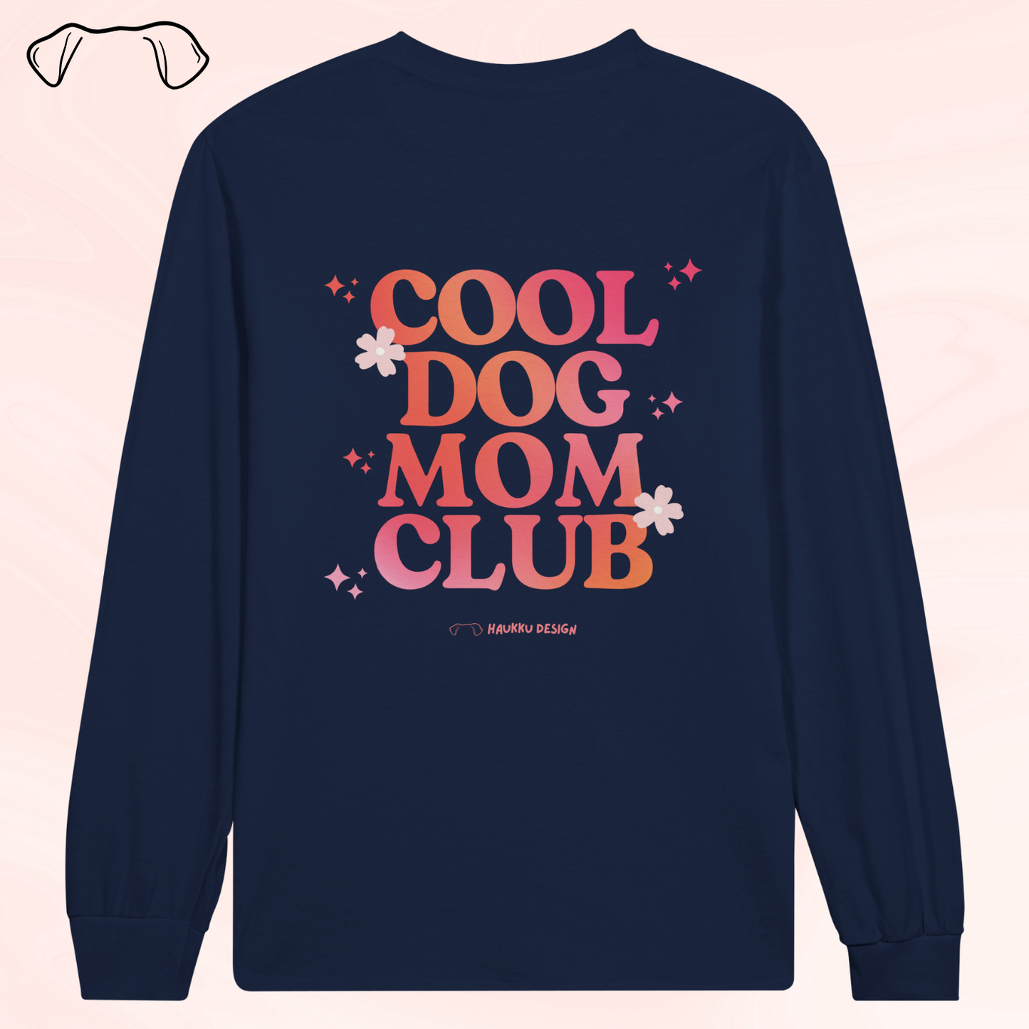 Cool Dog Mom Club - pitkähihainen paita