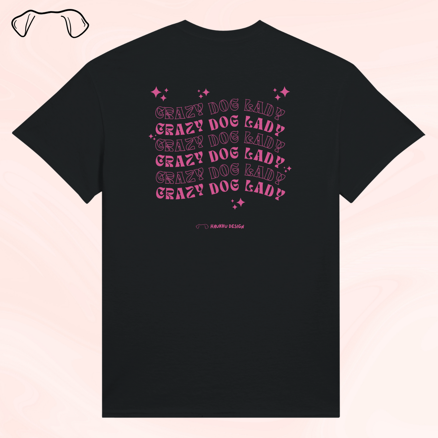Crazy Dog Lady - t-paita
