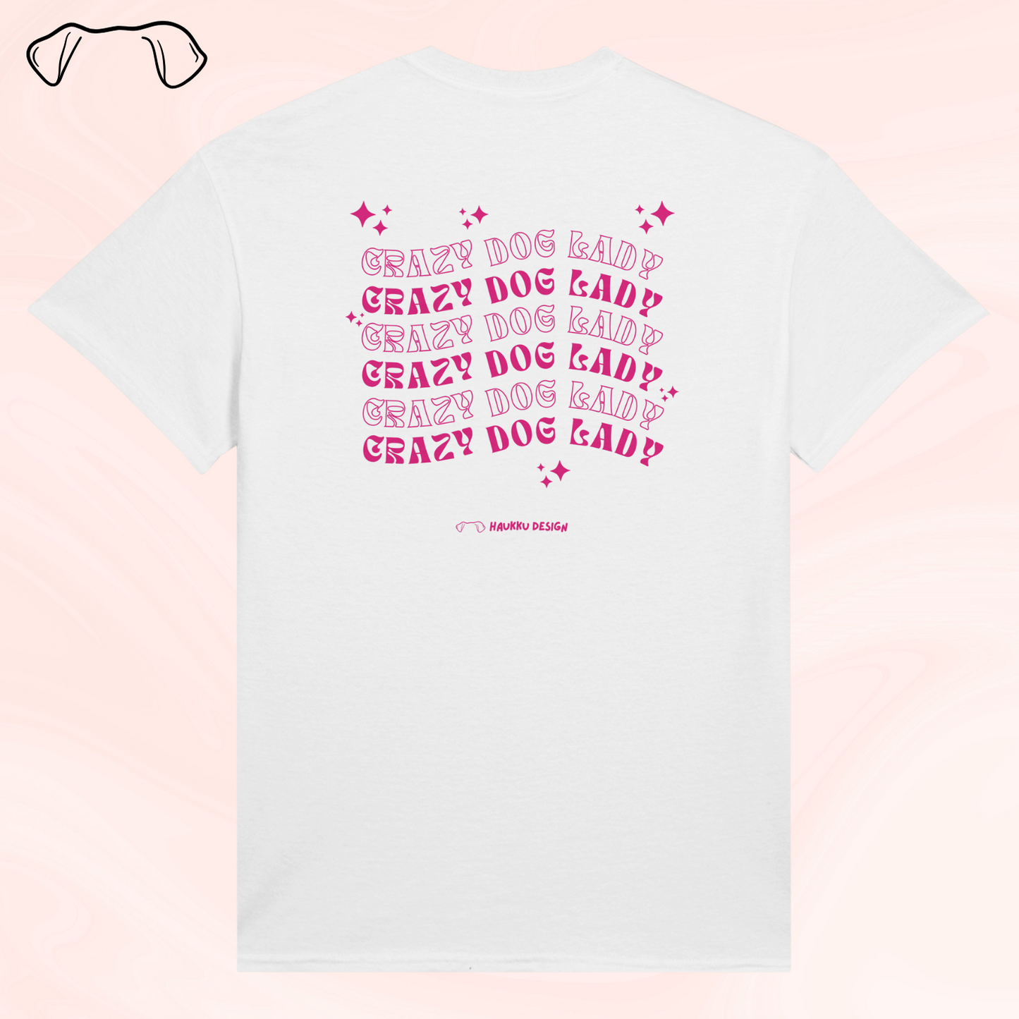 Crazy Dog Lady - t-paita