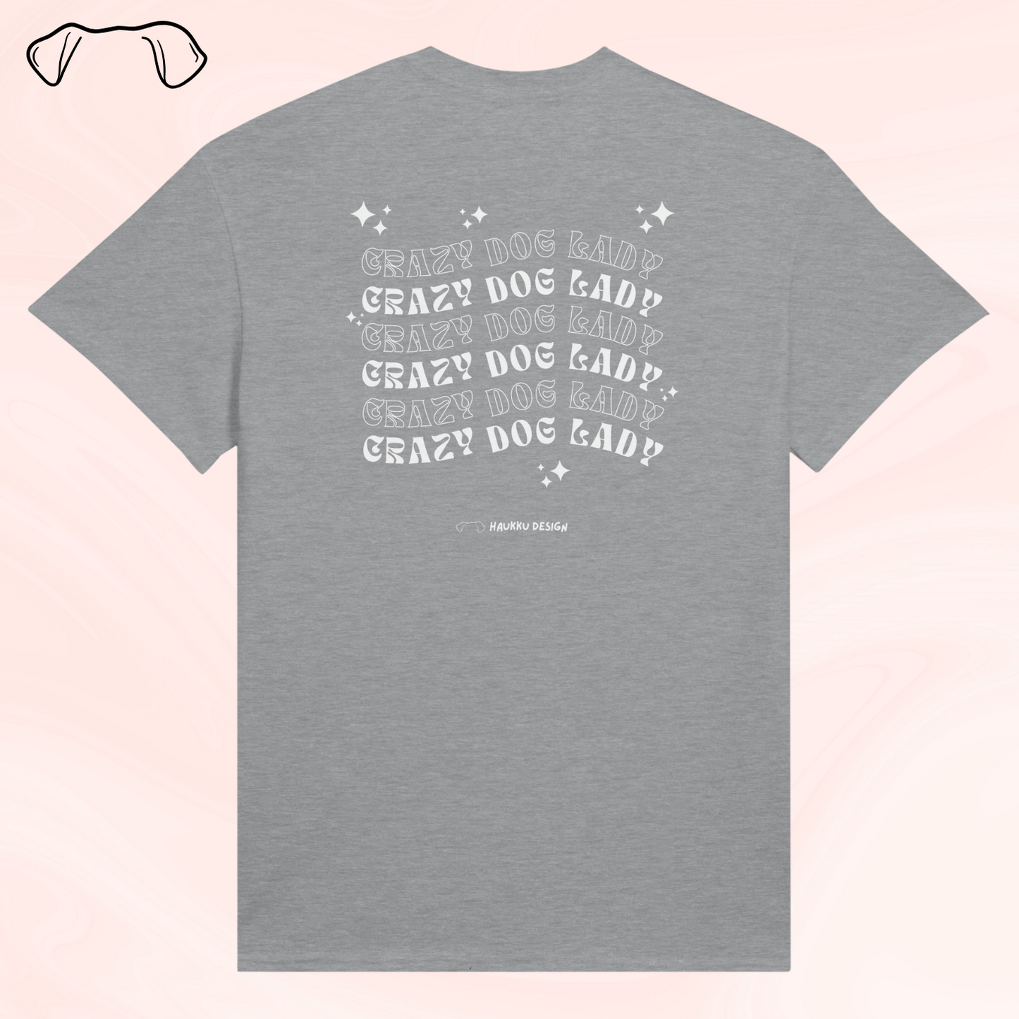 Crazy Dog Lady - t-paita