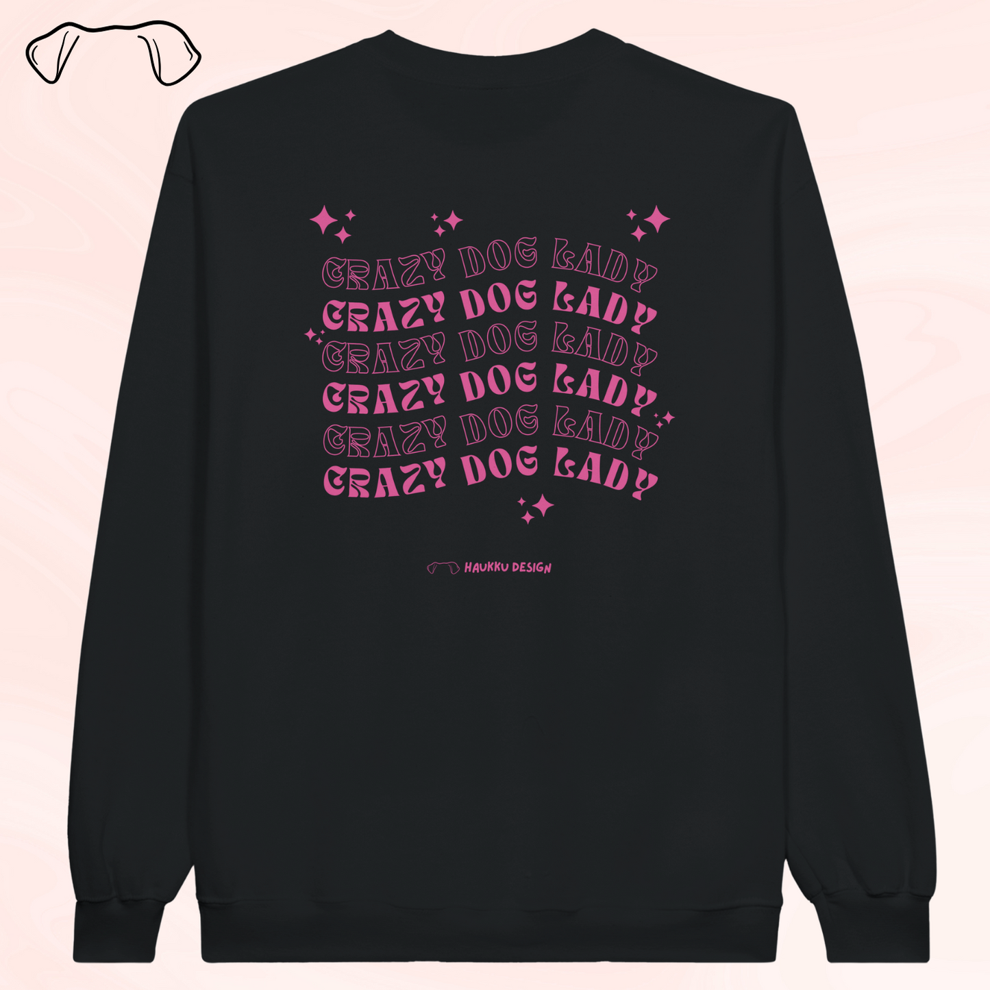 Crazy Dog Lady - collegepaita
