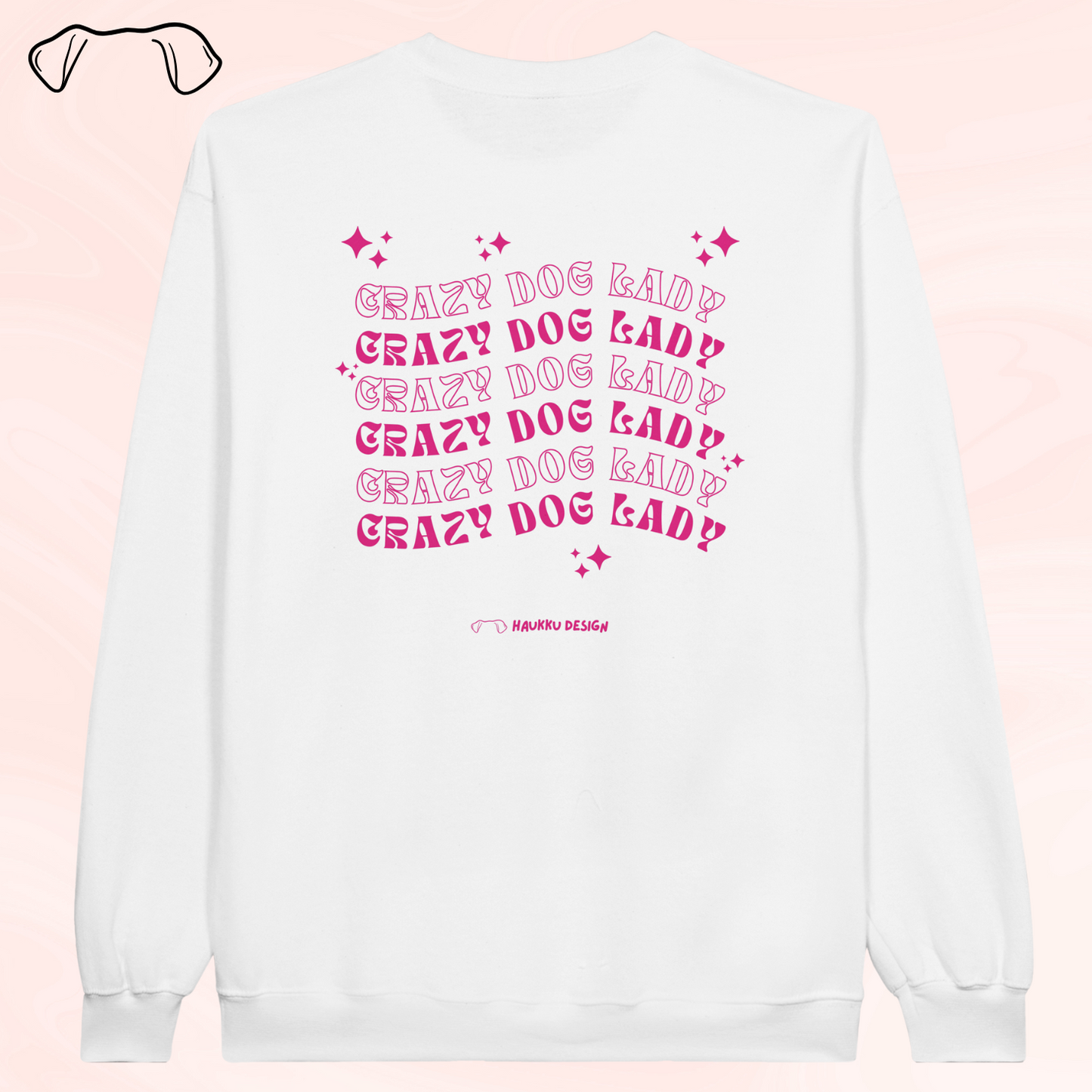 Crazy Dog Lady - collegepaita