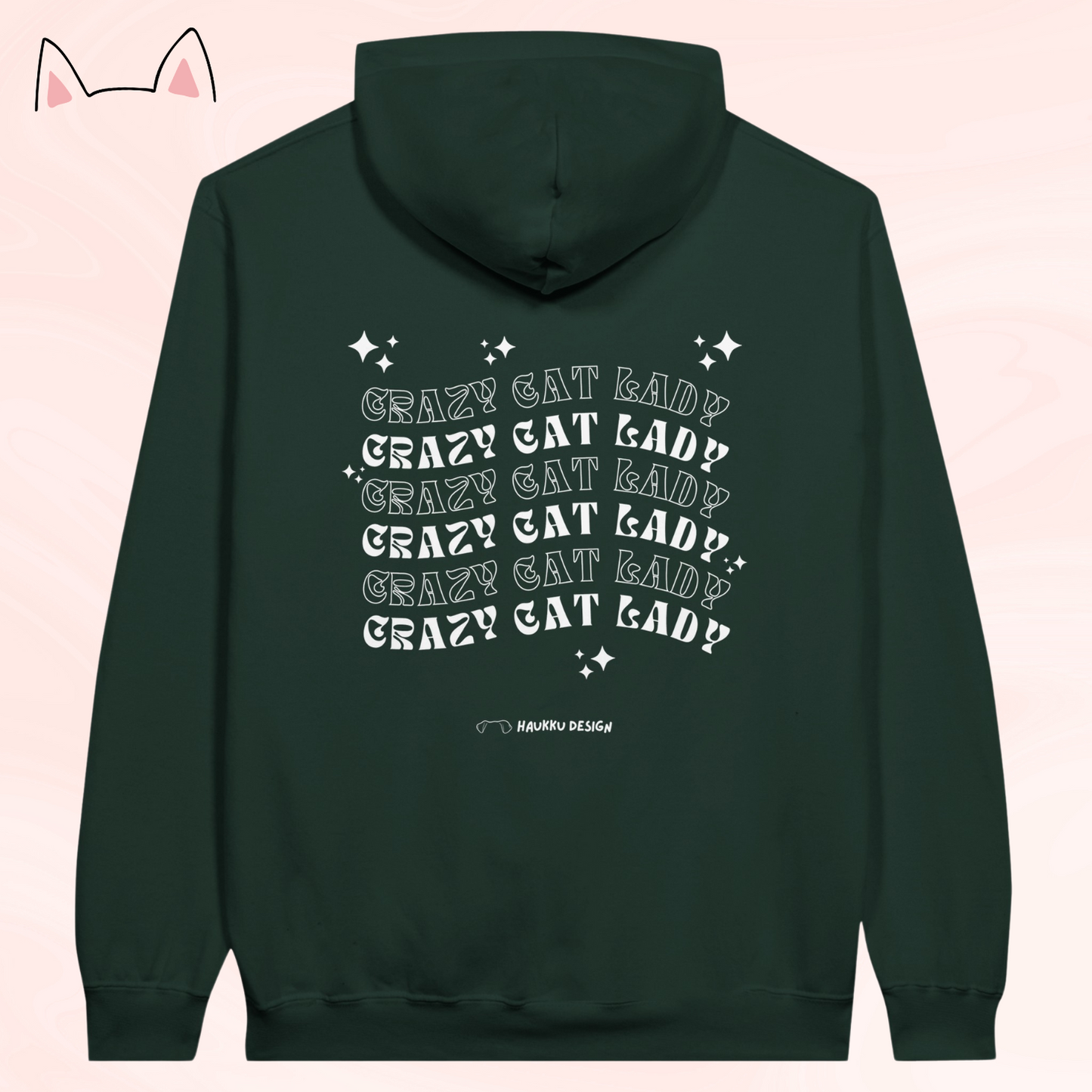 Crazy Cat Lady - hoodie, multiple colors