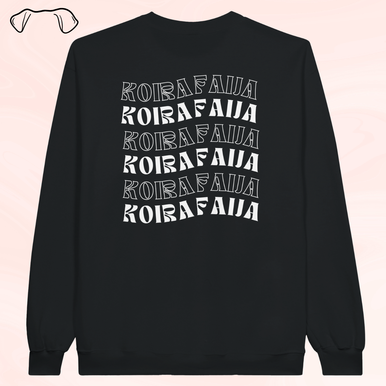 Koirafaija - collegepaita