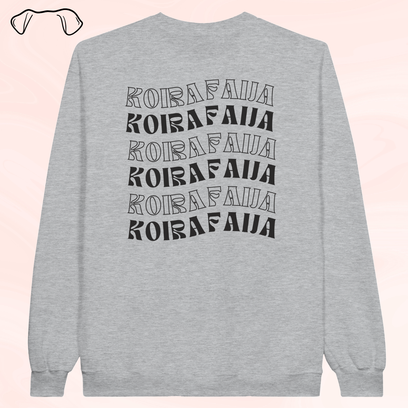 Koirafaija - collegepaita
