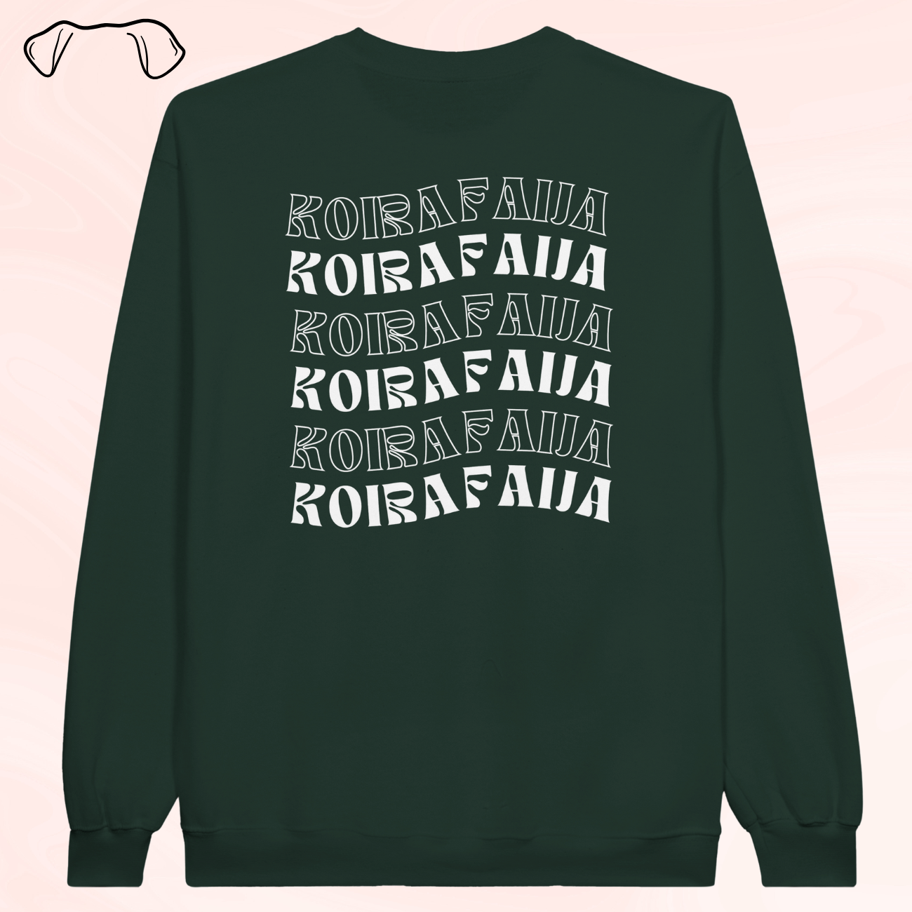 Koirafaija - collegepaita