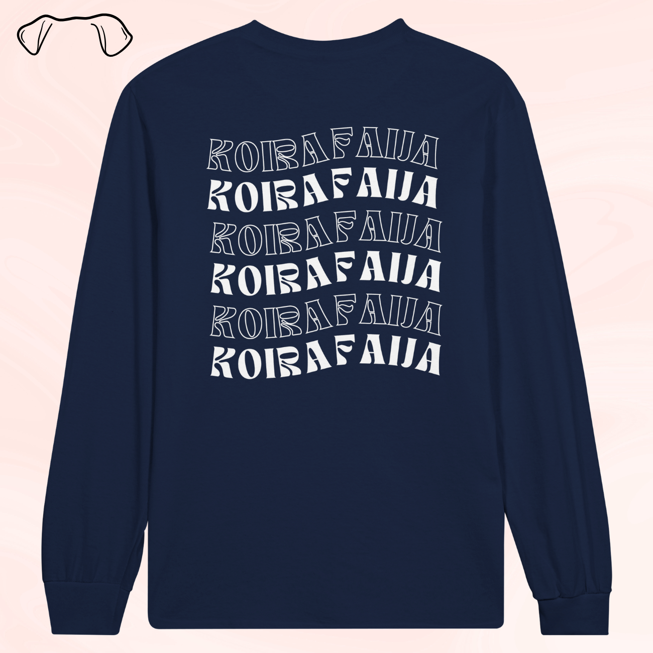 Koirafaija - pitkähihainen paita