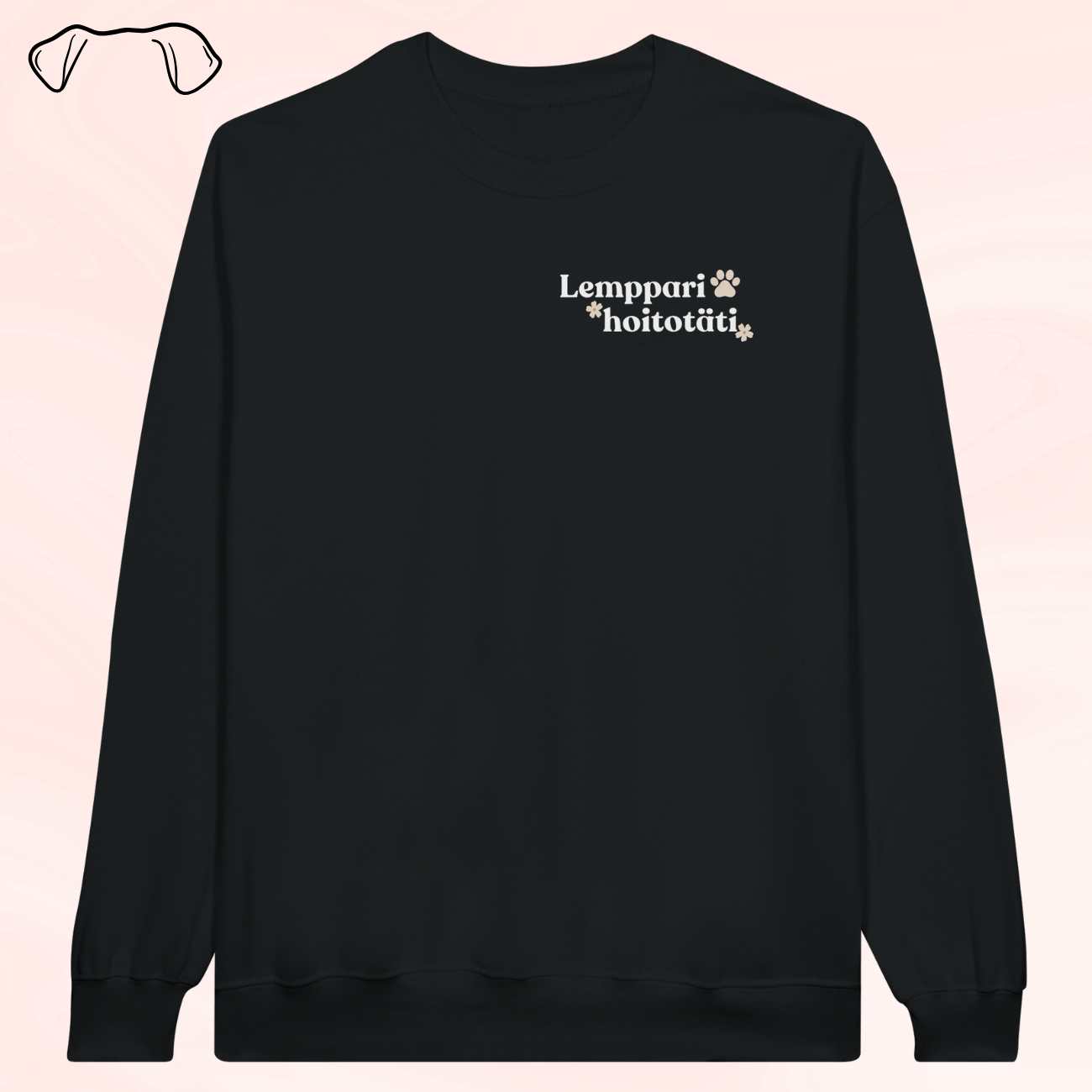 Lemppari hoitotäti - collegepaita