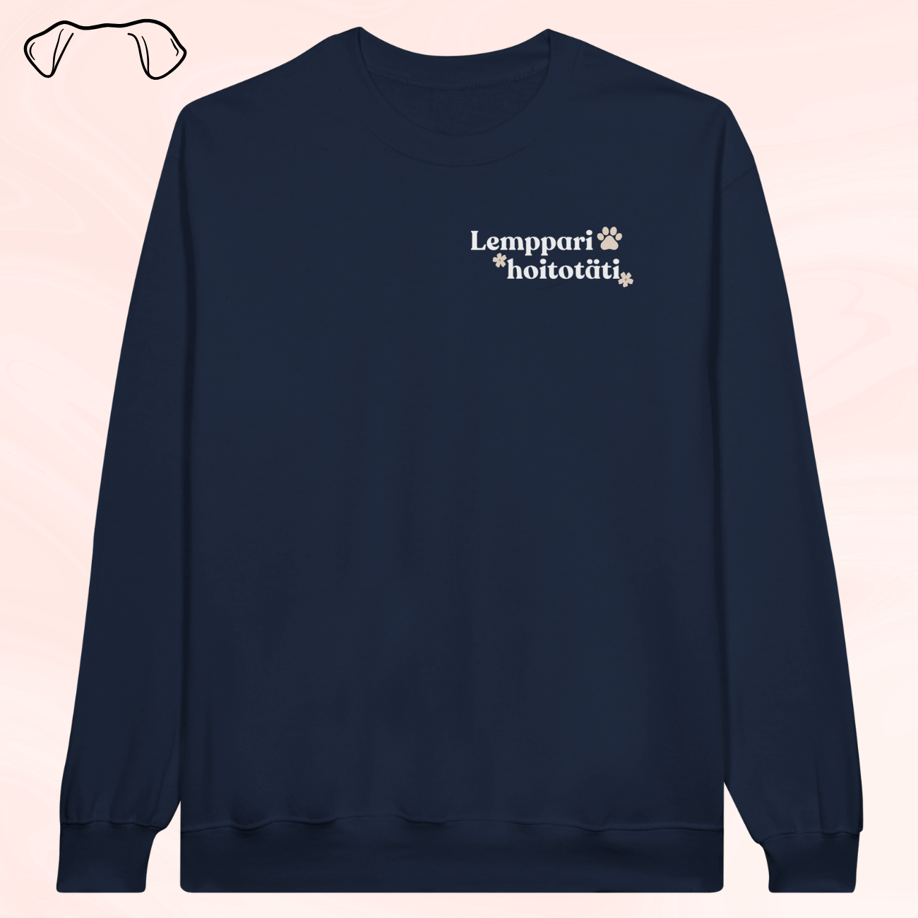 Lemppari hoitotäti - collegepaita