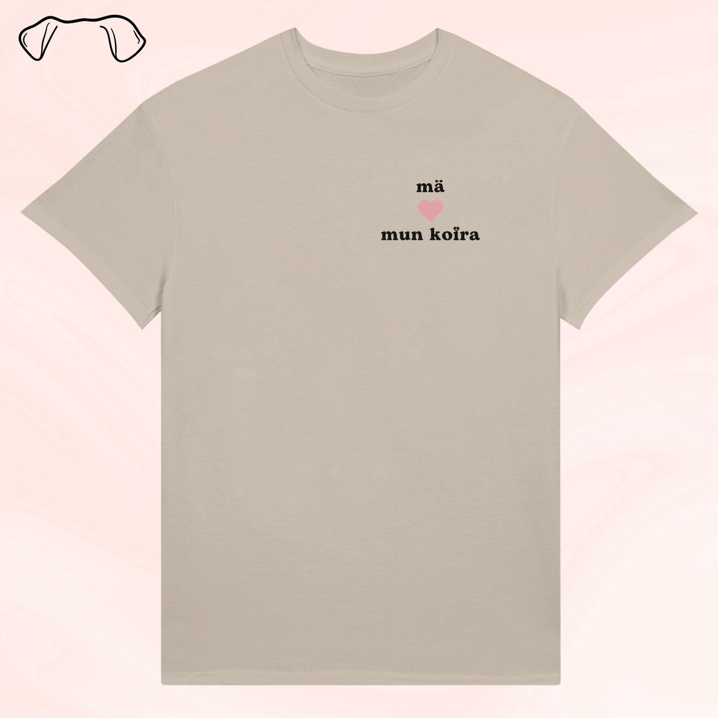Mä <3 mun koira - t-paita