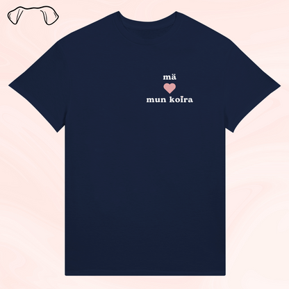 Mä <3 mun koira - t-paita