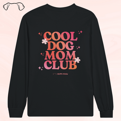 Cool Dog Mom Club - pitkähihainen paita