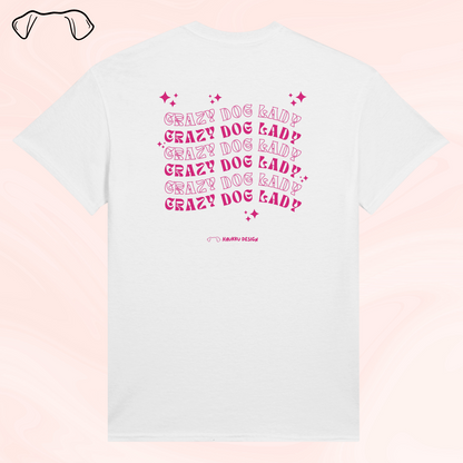 Crazy Dog Lady - t-paita