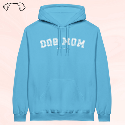 "Dog Mom/Dad est." omalla vuosiluvulla - personoitava huppari
