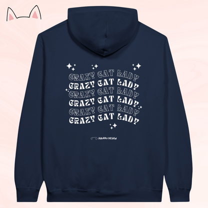 Crazy Cat Lady - hoodie, multiple colors