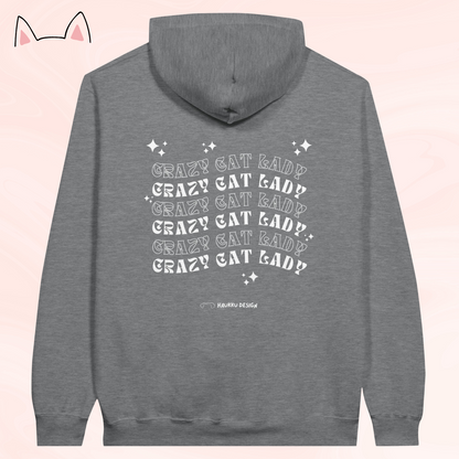 Crazy Cat Lady - hoodie, multiple colors
