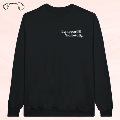 Lemppari hoitotäti - collegepaita